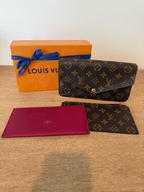 Louis Vuitton Pochette Felicie (with Inserts) - Monogram